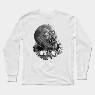 Metal Zombie Halloween Long Sleeve T-Shirt